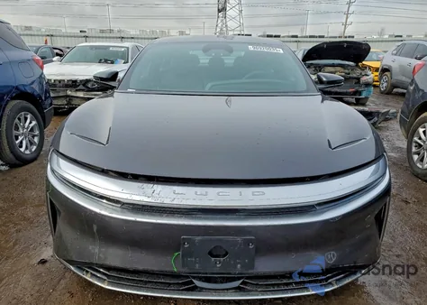 2023 Lucid Motors Air Pure z USA, uszkodzony, nr VIN 50EA1PFA0PA021554